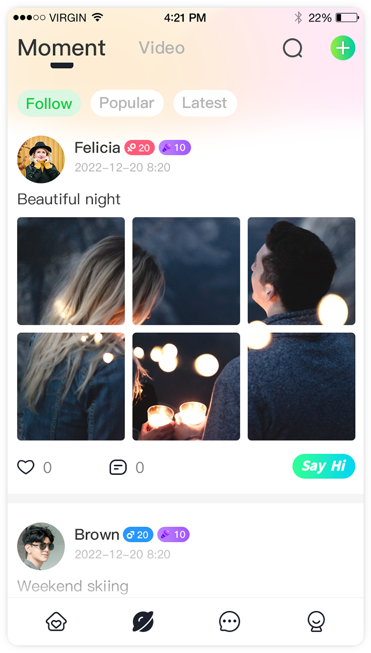 Voice chat ranking screenshot